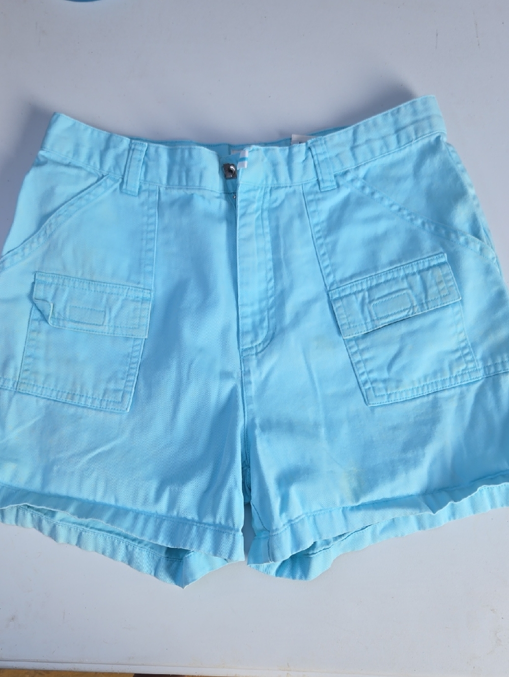 Light Blue Women's Cargo Shorts